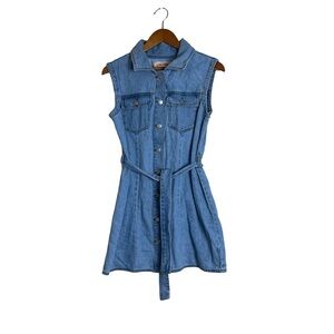 NWOT lone Star 100% cotton denim dress. Size medium